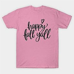 Happy Fall Y'all T-Shirt TP1201