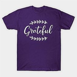 Grateful in white T-Shirt TP1201