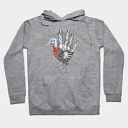 Hand Turkey Hoodie TP1701