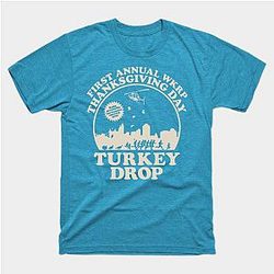 First Annual Wkrp Thanksgiving Day Turkey Drop T-Shirt TP1201