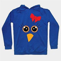 🦃 Cute Turkey Girl Hoodie TP1701