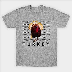 wkrp turkey drop shirt T-Shirt TP1201