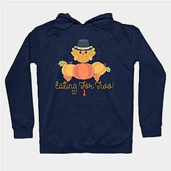 Thanksgiving Eating For Two Hoodie TP1701