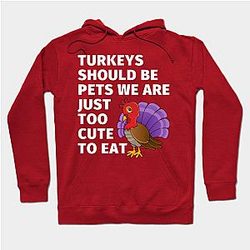Red Turkey should be pets Thanksgiving Holiday Kids Design Hoodie TP1701