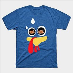 Thanksgiving Gift - Funny Turkey Face Gift For Women T-Shirt TP1201