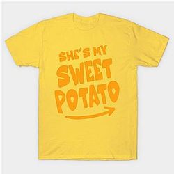 She's My Sweet Potato I Yam Set Thanksgiving Couples T-Shirt TP1201