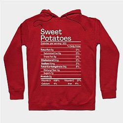 Sweet Potatoes Nutrition Facts Hoodie TP1701