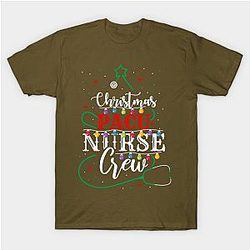 Pacu Nurse Christmas Crew Funny Nursing Gift T-Shirt TP1201