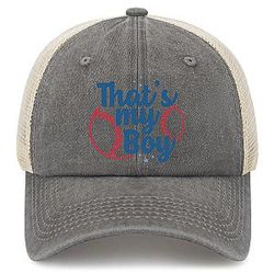 That's My Boy Hat Funny Trucker Hat for Men Baseball Cap Birthday Gift