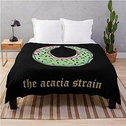 The acacia strain t-shirt donut Throw Blanket