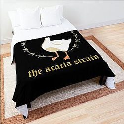 the acacia strain t-shirt Comforter