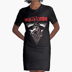 The Acacia Strain Plague Doctor Graphic T-Shirt Dress