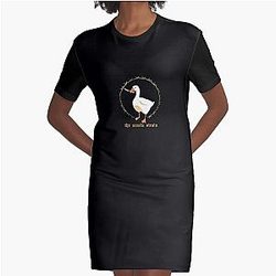 Duck The Acacia Strain  Graphic T-Shirt Dress
