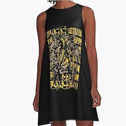 Skull The Acacia Strain A-Line Dress