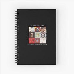 Best of The Alan Band Logo Graphic Spiral Notebook
