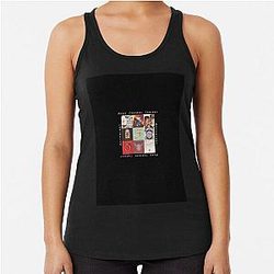Best of The Alan Band Logo Graphic Racerback Tank Top