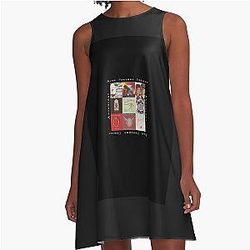 Best of the alan band logo graphic t shirt A-Line Dress