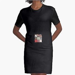 Best of The Alan Band Logo Graphic Graphic T-Shirt Dress