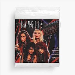 Let it Go - The Bangles Lyric and Popular Song Duvet Cover