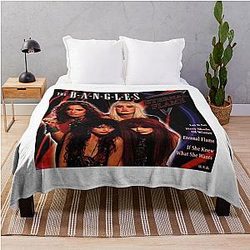 Let it go The Bangles lyric and popular song throw blanket