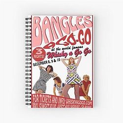The Bangles go-go shirt Spiral Notebook