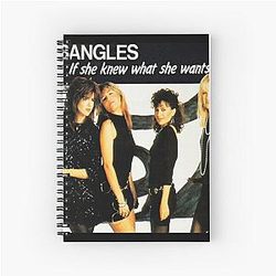 THE BANGLES Band Legend Spiral Notebook