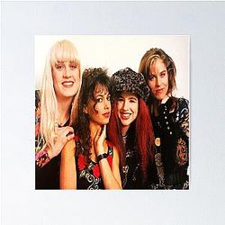 The Bangles popular Music Poster