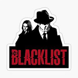 The Blacklist Raymond Reddington and Elizabeth Keen Sticker