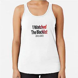 The Blacklist farewell design Racerback Tank Top
