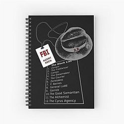 The Blacklist with RR Spiral Notebook