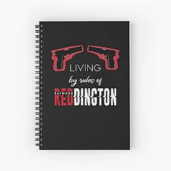The Blacklist Raymond Reddington Living By Raymond Reddington's Rules Spiral Notebook