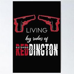 The Blacklist Raymond Red Reddington: Living By Raymond Reddington's Rules Poster