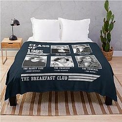 The Breakfast Club 1985 Throw Blanket