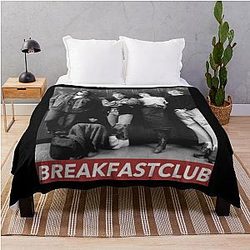 The Breakfast Club Poster Throw Blanket