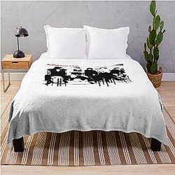 Ally Sheedy Emilio Estevez John Hughes Sixteen Candles The Breakfast Club Cute Graphic Throw Blanket