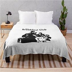 The Breakfast Club Graphic Photograph Display on Wall or Office Throw Blanket