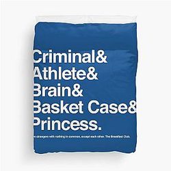 The Breakfast Club Duvet Cover