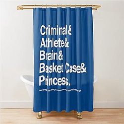 The Breakfast Club Shower Curtain