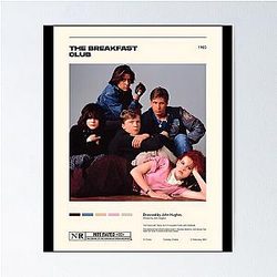 The Breakfast Club Minimalist Home Poster