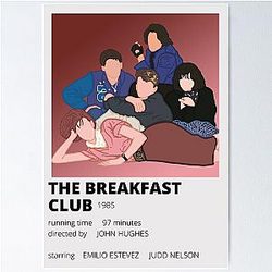 The Breakfast Club Minimalist Poster