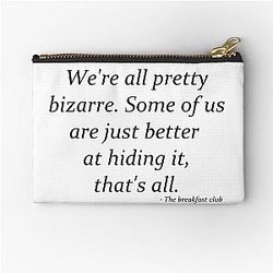 the breakfast club zipper pouch