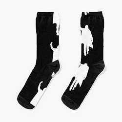John Bender Silhouette The Breakfast Club Dark Socks
