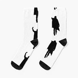 John Bender Silhouette The Breakfast Club Light Socks