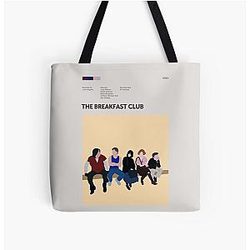 The Breakfast Club Minimalist Film Poster Tote Bag