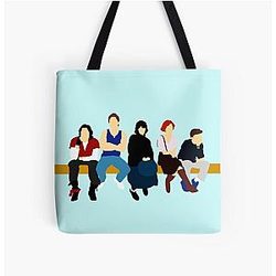 The Breakfast Club John Hughes Unique Design All Over Print Tote Bag