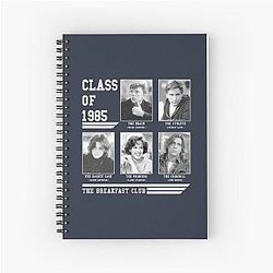 The Breakfast Club of 1985 Spiral Notebook