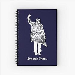 The Breakfast Club Sincerely Yours White Notebook