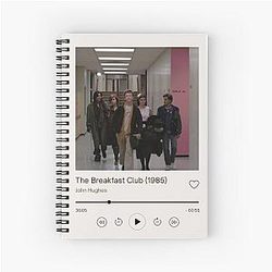 The Breakfast Club Movie Poster Spiral Notebook