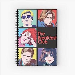 The Breakfast Club Classic T-Shirt Spiral Notebook