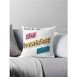 The Breakfast Club 1980s Design Throw Pillow